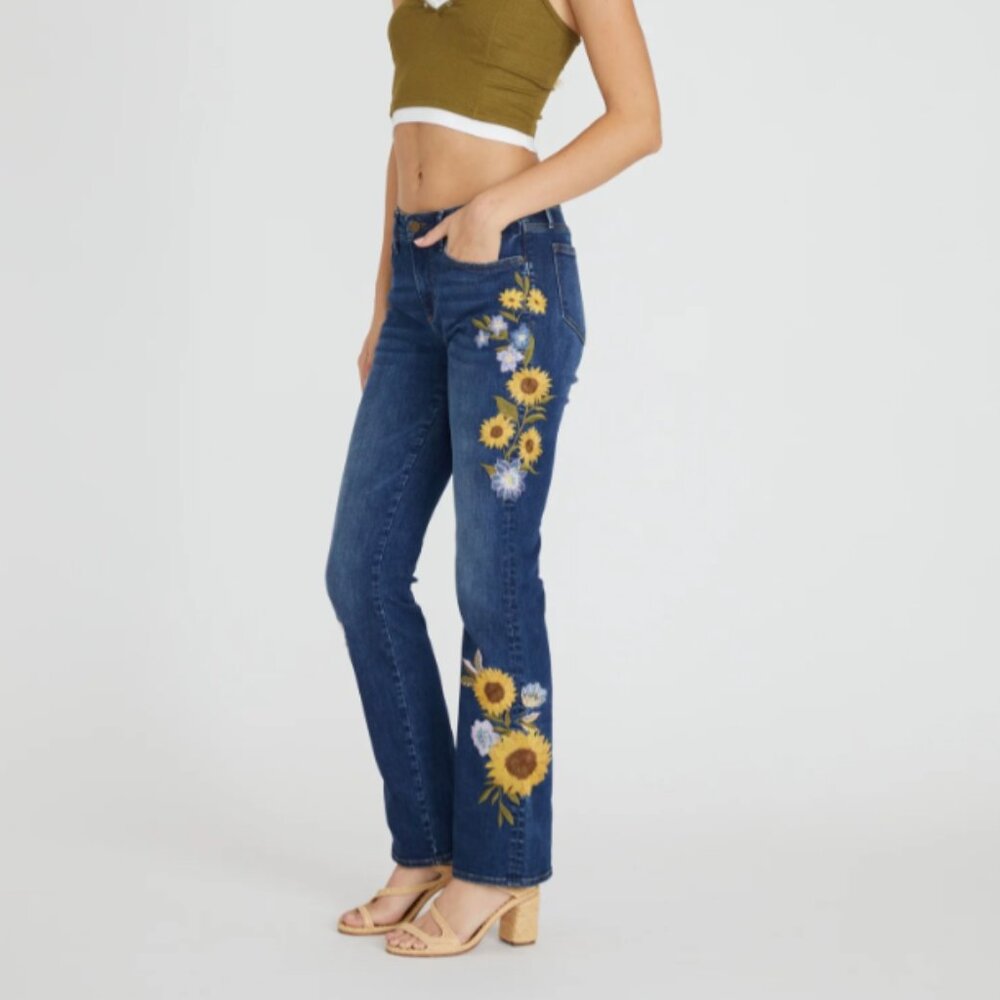 Driftwood NWT Kelly Boot Cut Sunflower